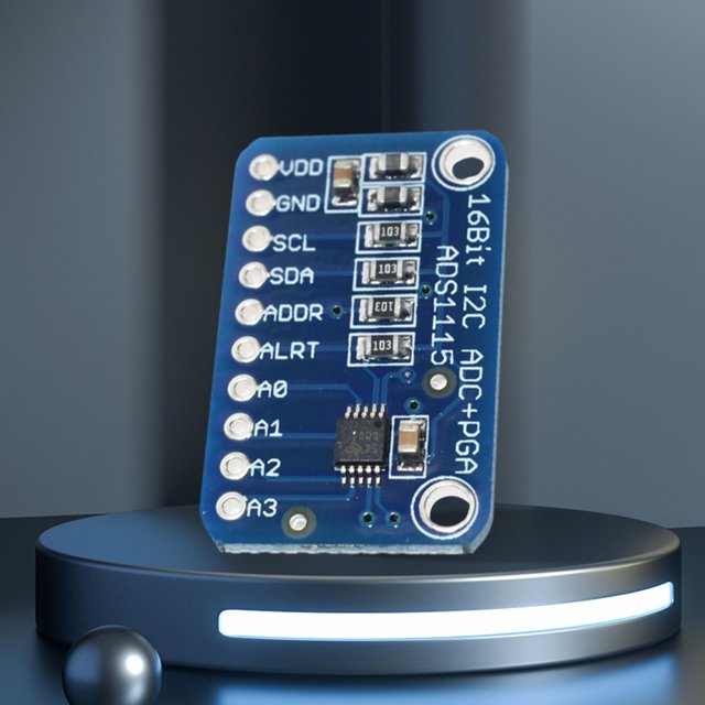 Módulo convertidor analógico a digital ADS1115 ADC I2C 2,0 V a 5,5 V para Arduino RPi