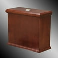 thumbnail image 3 of Toilet Part Dark Oak Hardwood Lowboy Flat Tank Only | Renovator's Supply, 3 of 3