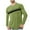 #06 Green, variant on ZUKMRJPC Men's Long Sleeve Tee Shirts Striped Casual Lightweight Crewneck Fitness Pullover Sports Workout Tops Soft Comfy Cotton Sleepwear