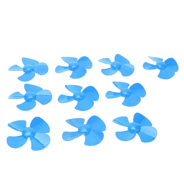 Hélice de cuchillas, 10 piezas 80 mm 4 cuchillas Hélice de plástico Modelo de bricolaje Hélice Uso conveniente
