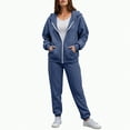 thumbnail image 6 of Towmus Sweatsuits for Women Set 2 Piece Outfits for Womens Jogging Suit Casual Long Sleeve Full Zipper Hoodied Sweatshirt Pants Sets with Pockets, 6 of 6