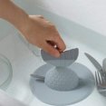 thumbnail image 2 of 2pcs Tub Stopper Plug Cover Silicone Cute Fish Drain Stopper Round Flat Suction Cover for Bathroom Laundry Kitchen Random Color S, 2 of 5