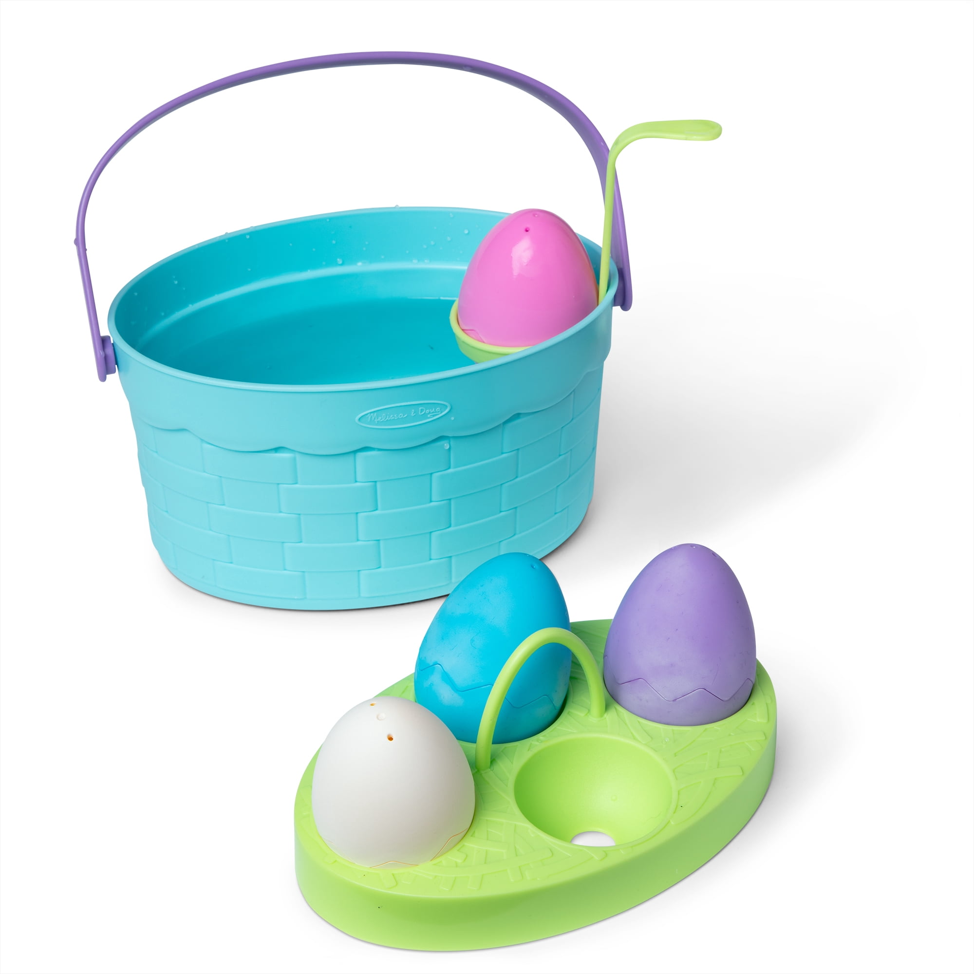 Melissa & Doug Water Wow Egg Decorating Play Set, Reusable Mess-Free Coloring, Easter Eggs Pretend Play Toy for Preschool Kids Ages 3+