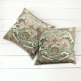 thumbnail image 5 of Ambesonne Nautical Throw Pillow Cover Pack of 2, Folk Art Style Marine Look, 2 Pcs-26"x26", Blush Cadet Blue and Ecru, 5 of 5