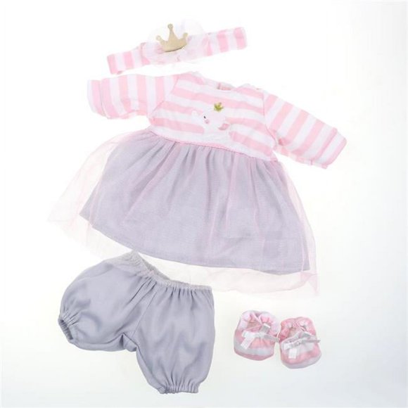 Berenguer Boutique CLO30040G 14 - 18 Po. Tenue de Poupée Bébé, Rose