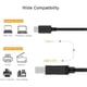 thumbnail image 2 of Moyic Cable de sincronización de datos de impresora piano eléctrico a USB 2,0 cable de velocidad rápida portátil sin Kits de mantenimiento de impresoras Typ-c, 2 of 6