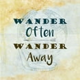 thumbnail image 3 of Allen, Kimberly 20x20 Black Modern Framed Museum Art Print Titled - Wander 1, 3 of 5