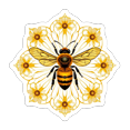 thumbnail image 5 of cartoon Bee Honey Sticker Stickers, Waterproof Bee Honey Sticker Sticker for Water Bottle Laptop Phone Cases Planner Skateboard Luggage Helmet Party Favor Decor, Ideal for Adults Teens Teacher Rewards, 5 of 9