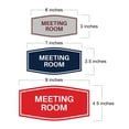 thumbnail image 2 of Signs ByLITA Fancy Meeting Room Sign (Black / Silver) - Large, 2 of 5