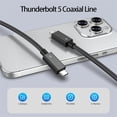 thumbnail image 6 of USB C Cable Compatible for Thunderbolt5/4/3 120Gbps Data Transfer 240W Charging, 6 of 10