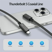 Highly Speed USB C Cable for Thunderbolt5/4/3,120Gbps Data Transfer,Support 16K/Double 8K Video,PD240W Charging
