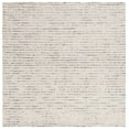 thumbnail image 2 of Safavieh Abstract Delia Distressed Wool Area Rug, Ivory/Blue, 4' x 4' Square, 2 of 12