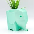 thumbnail image 2 of Clever Contraption Small Elephant Succulent Planter Pot – 3D Printed with Drainage, 2 of 9