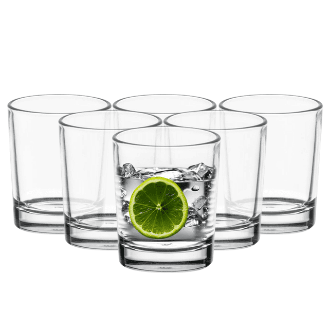 Juego De 6 Tequileros De Vidrio. 90 Ml. Borgonovo Nordkapp