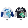 thumbnail image 3 of Boys Cotton Sweatshirts Pullover Crewneck Winter Long Sleeve Dinosaur Printed Tops Shirts 2-3 Years, 3 of 10