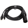 thumbnail image 2 of Reemplazo del cable de auriculares, Balance de auriculares Cable de actualización 4 pin xlr detalle masculino sonido transparente para hd650 para hd580 para hd58x, 2 of 7