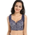 thumbnail image 1 of Lift Stretch Full-figure Seamless Lace Cut-out Bra Soft Seamless Sleep Bra Sports Bra, 1 of 2