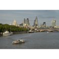 thumbnail image 2 of Cityscape across Waterloo Bridge; London, England Poster Print (38 x 24), 2 of 2