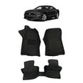 thumbnail image 2 of Custom Fit [Made in USA] All Weather Heavy Duty Full Coverage Floor Mat Floor Protection [Front and Rear] for 2015 2016 2017 2018 2019 2020 Ford Mustang - Black Single Layer, 2 of 4