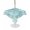 Teal Green, variant on Outdoor Tablecloth with Umbrella Hole for Patio/Picnic/Party/Camping, Blue Coastal Waterproof Table Cloth Square Cover Washable, Nautical Starfish Coral Jellyfish Shell Sea (54"x 54")