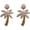 Color, variant on Palm Tree Raffia earrings Boho Tropical Dangle Earrings for Women Lightweight Natural Grass Jewelry[c2849]