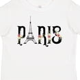 thumbnail image 4 of Inktastic Paris Eiffel Tower with Flowers Boys or Girls Toddler T-Shirt, 4 of 5