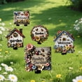thumbnail image 3 of Wooden Garden Welcome Sign Stake Weather-Resistant for Outdoor Courtyard Flower Pot Decor, 3 of 4