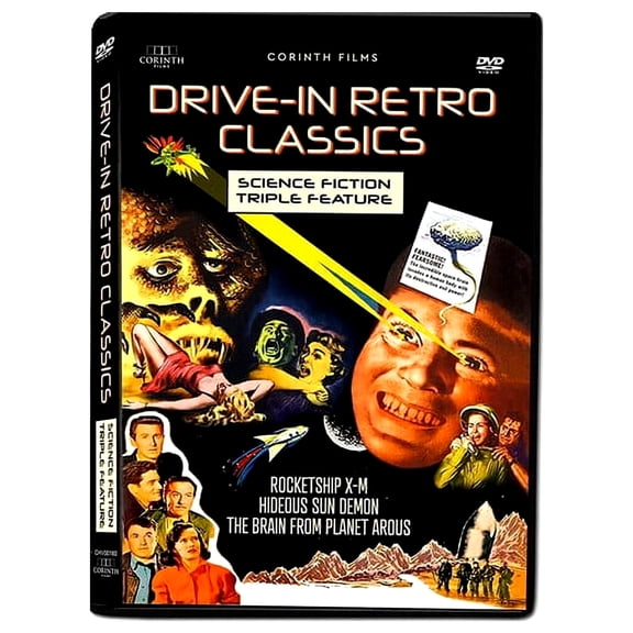 Drive-In Retro Classics: Science Fiction Triple Feature (DVD), Film Movement, Sci-Fi & Fantasy