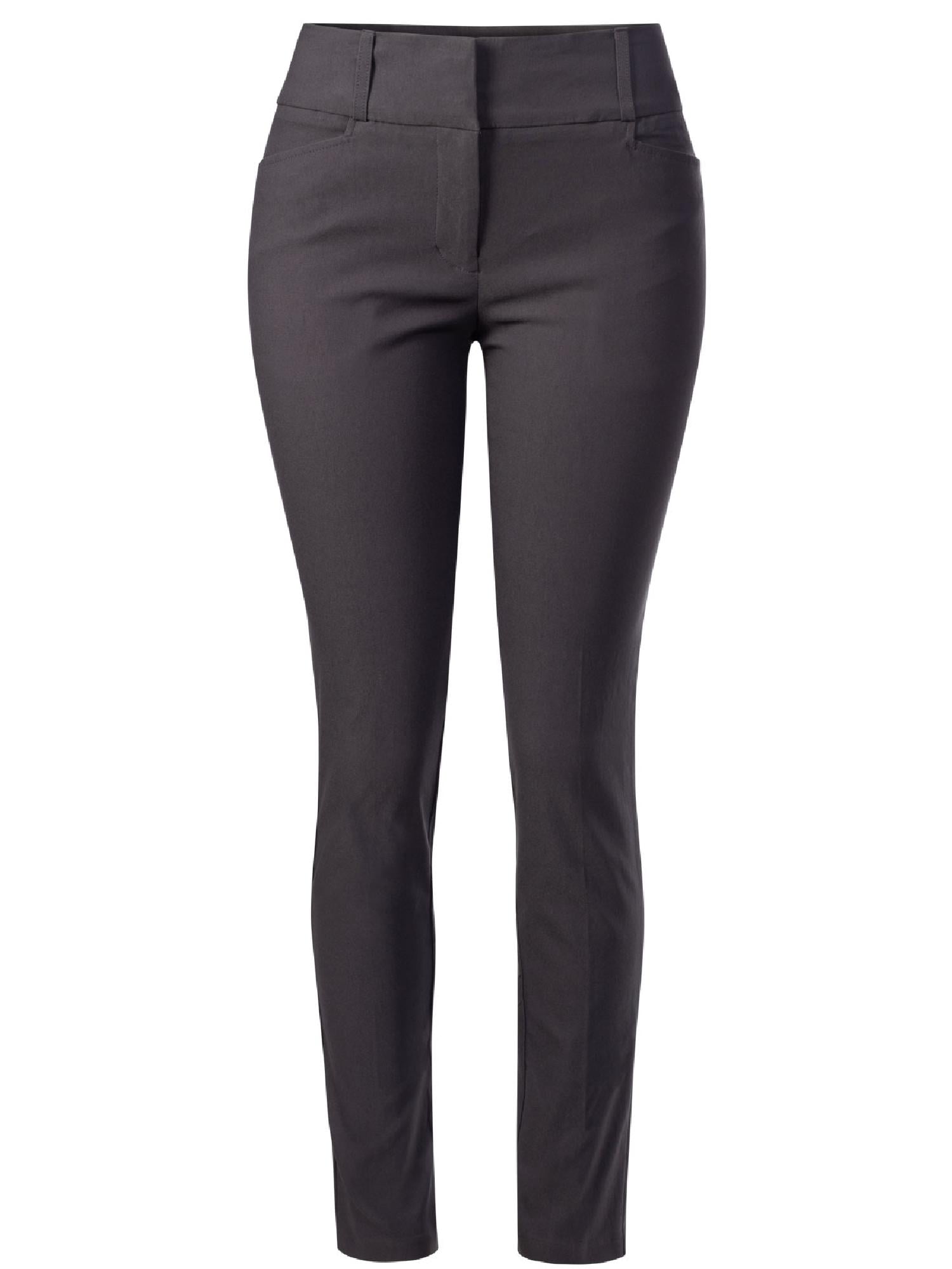 navy blue skinny work trousers womens