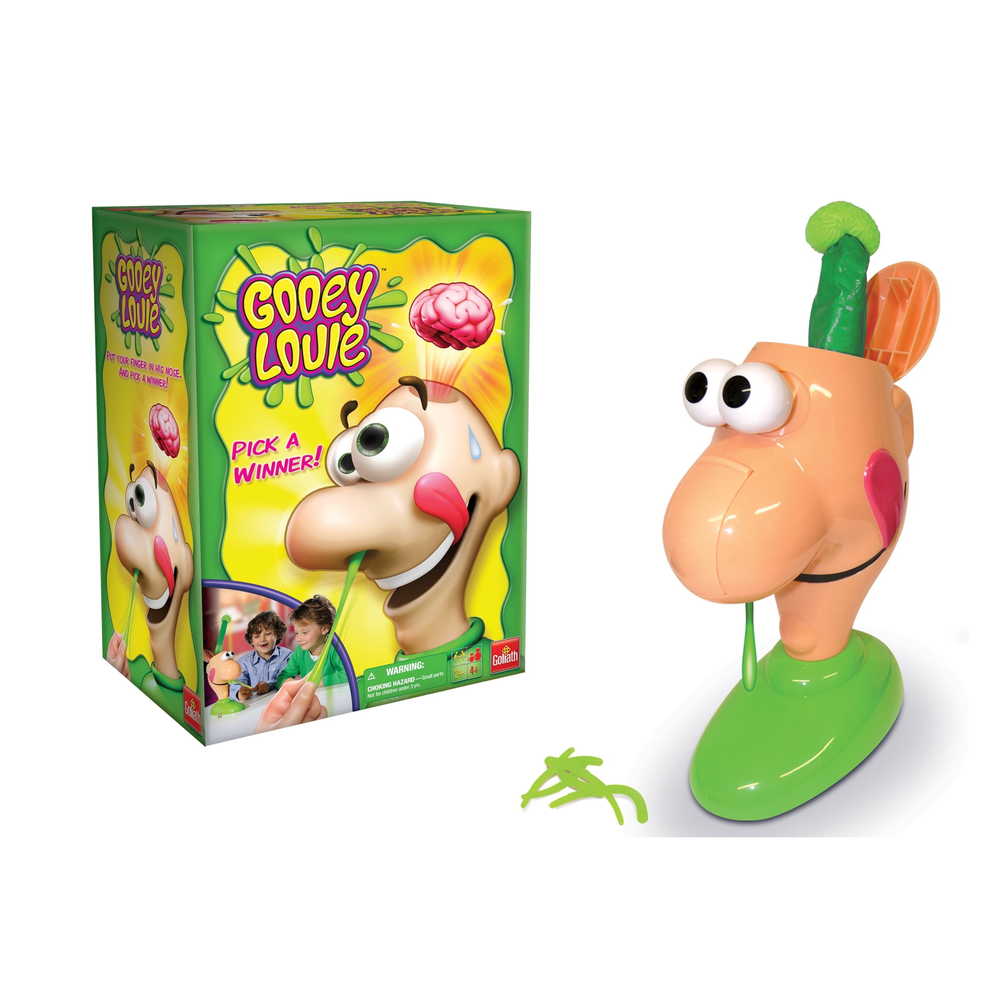 100 Complete for sale online 2012 Gooey Louie Game by Goliath Pull out Boogers From His Nose
