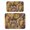 White-239, variant on 2pcs Decorative Coffee Bar Mat Exotic Paisley Artwork Absorbent Non-Slip Counter Protector for Espresso Maker, 4-Layer Construction