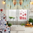 thumbnail image 5 of Hot Air Balloon Flying Curtain Valances for Windows, Kitchen Valance Window Treatments Panel 2 Pack, Vintage Modern Balloon Rod Pocket Short Curtains for Bathroom Bedroom 54 x 18 Inch, 5 of 8