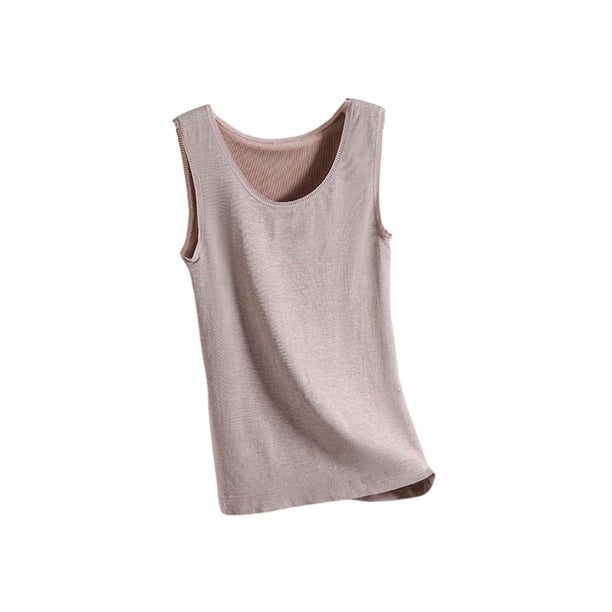 Sonducket Ropa térmica gruesa de cuello para mujer, ropa térmica ajustada para estudiantes y niñas, camisa cálida de estilo informal, chaleco Ropa interior Café Sonducket AP013584-06