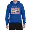 thumbnail image 2 of Wild Bobby, World's Best Bonus Mom Mother's Day Unisex Hoodie Sweatshirt, Royal, Large, 2 of 6