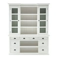 thumbnail image 2 of Novasolo Home Decorative Library Hutch with Basket Set - White, 2 of 7