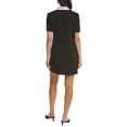 thumbnail image 2 of Milly womens  Sheelah Crepe Mini Dress, 8, Black, 2 of 3