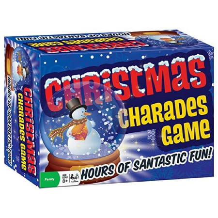 Christmas Charades Game (1 Piece), Your team shouts, naughty!, nice!, stocking stuffer!, Rudolph the red Nosed reindeer!! ...and the answer is, hot cocoa., By Cobble (Best Stocking Stuffer Games)