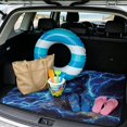 thumbnail image 2 of DISNIMO Universal Car Trunk Mat 29" x 39" Lightning Wolf Print All Weather Cargo Liner Non-Slip Backing Trunk Protection Dog Seat Cover Fits for SUV Truck Sedan, 2 of 7