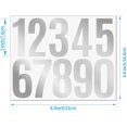 thumbnail image 6 of 60PCS 3 Inch Silver Vinyl Number Stickers – Waterproof Adhesive Numbers 0-9 for Mailbox, DIY Crafts, Address Labels, Door Signs, Event Decor, Party Supplies(Silver), 6 of 16