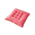 thumbnail image 2 of CaiYueKe Square Non-Slip Plush Thicken Seat Pillows Cushions Solid Color Office Chair Seat Pad Soft Tatami Reversible Fluffy Chair Cushion for Home, Office, Adults (15.7"x15.7"), 2 of 7