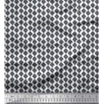thumbnail image 1 of Soimoi Polyester Crepe Fabric Diamond Block Printed Craft Fabric by The Yard 42 Inch Wide, 1 of 1