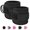 Black -style1, variant on NCQ Fitness Ankle Straps for Cable Machine, Kickbacks Glute Workouts, Lower Body Exercises, Adjustable Leg Straps with Neoprene Padding Men Women