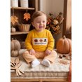 thumbnail image 5 of RUINIXCW Toddler Baby Boy Girl Thanksgiving Outfit Baby Christening Fall Winter Clothes God is Great God is Good Letters Long Sleeve Sweatshirt and Plaid Pants Set, 5 of 9
