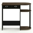 thumbnail image 3 of Furinno Go Green Home Laptop Notebook Computer Desk/Table, Columbia Walnut/Black/Dark Brown, 11193CWN/BK/DBR, 3 of 3