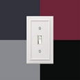 thumbnail image 4 of Amerelle Continental Single Coaxial Cast Metal Wallplate in White, 4 of 7