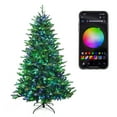 thumbnail image 1 of Gymax 7 FT Pre-lit Artificial Christmas Tree w/ APP Control & 15 Lighting Modes, 1 of 10