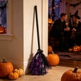 thumbnail image 5 of Halloween Witch Broom Costume Prop Lightweight Handle Tulle Skirt Decor for Cosplay Party Dress Up, 5 of 5