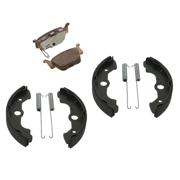 2004 2005 Honda TRX650FGA TRX650 650 Rincon Front Brake Shoes & Rear Brake Pads