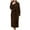 e-1576Coffee418, variant on Hifoo Women Soft Bathrobe Long Sleeve Shawl Collar Kimono Style Robe With Belt For Cozy Wear And Spa Relaxation At Home Birthday Solid Color Sleepwear