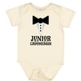 thumbnail image 3 of Inktastic Junior Groomsman Bridal Party Wedding Boys Baby Bodysuit, 3 of 5